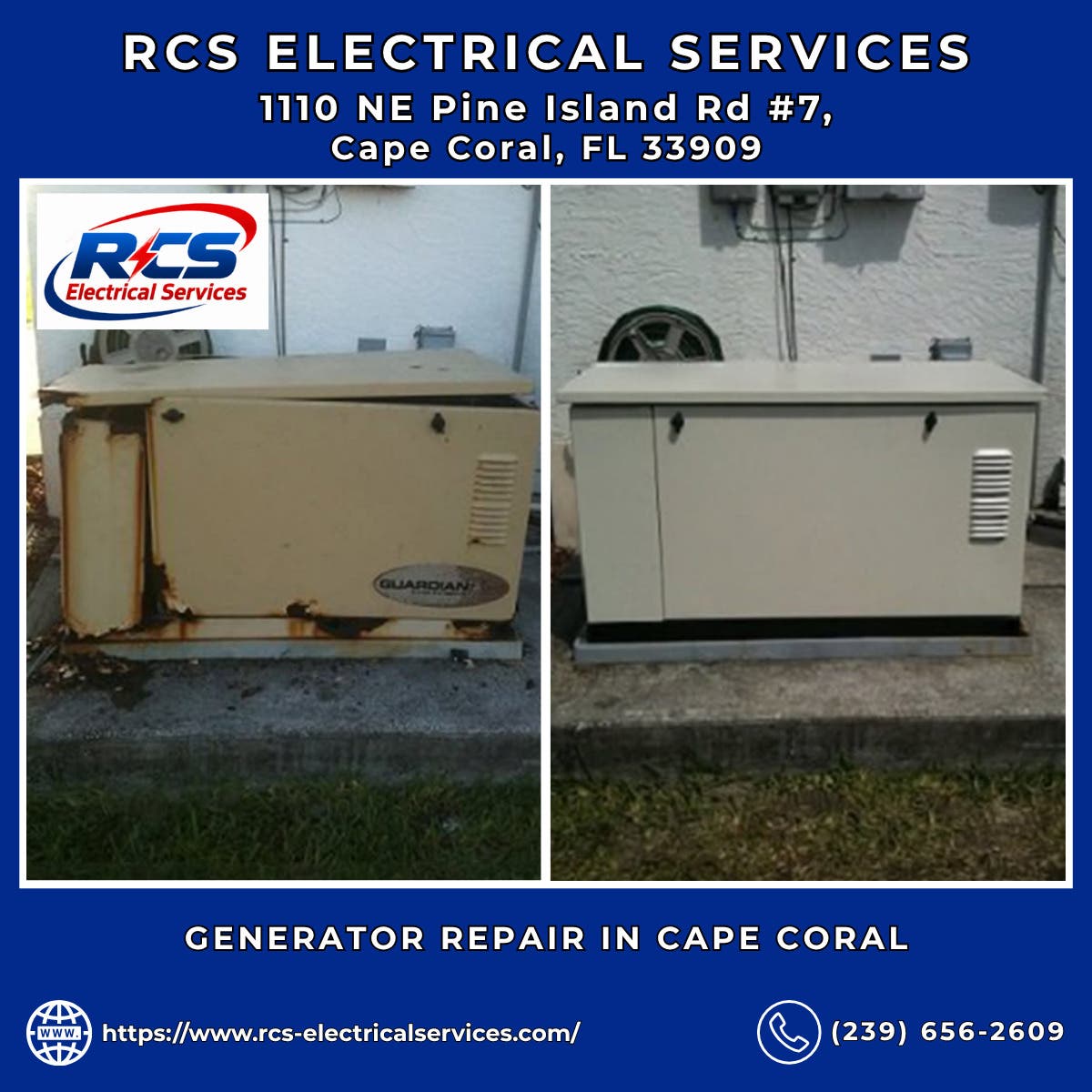 Generator Repair in Cape Coral - RCS Electrical Services
