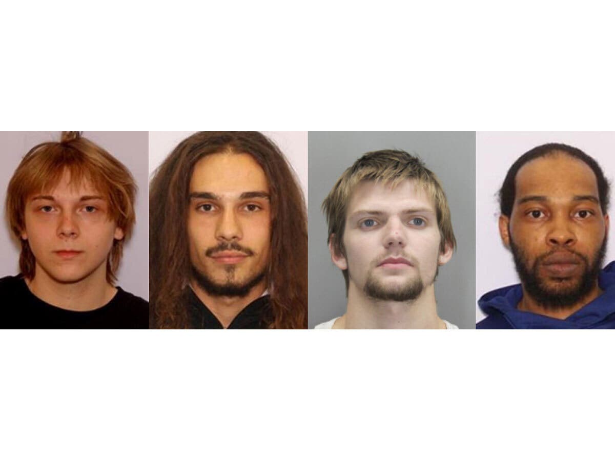 The four suspects from Maryland allegedly targeted the homes because they knew they were unoccupied.