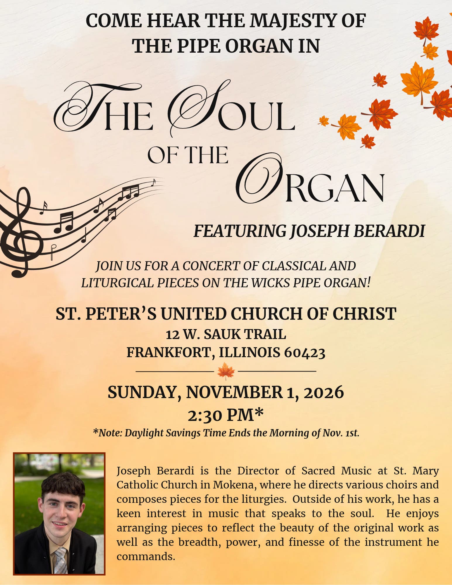 The Soul of the Organ Concert
