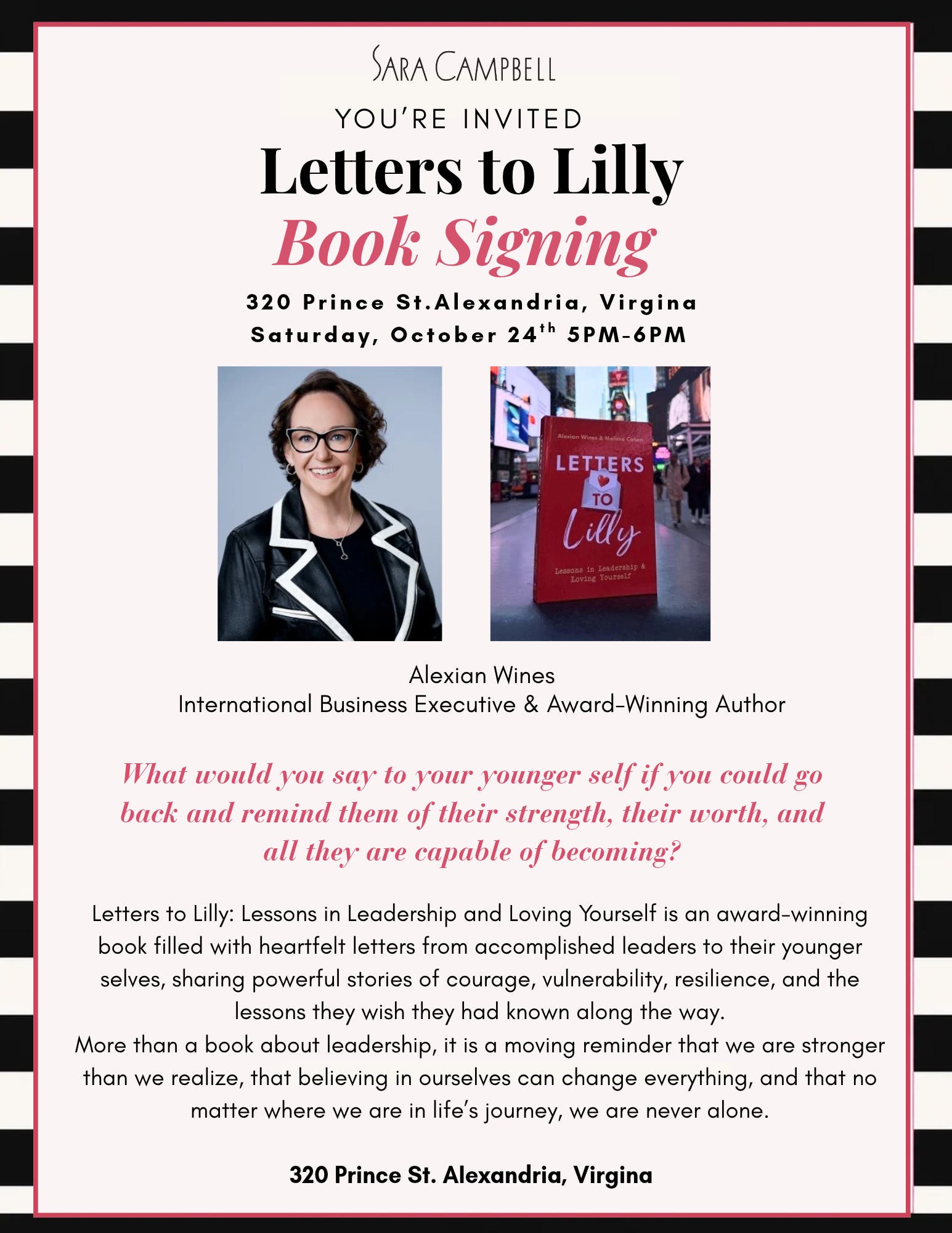 Letters to Lilly Book Signing