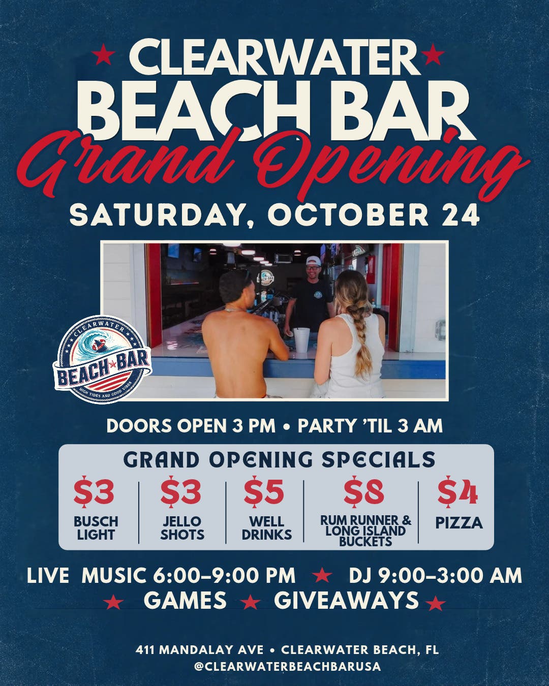 Clearwater Beach Bar Grand Opening