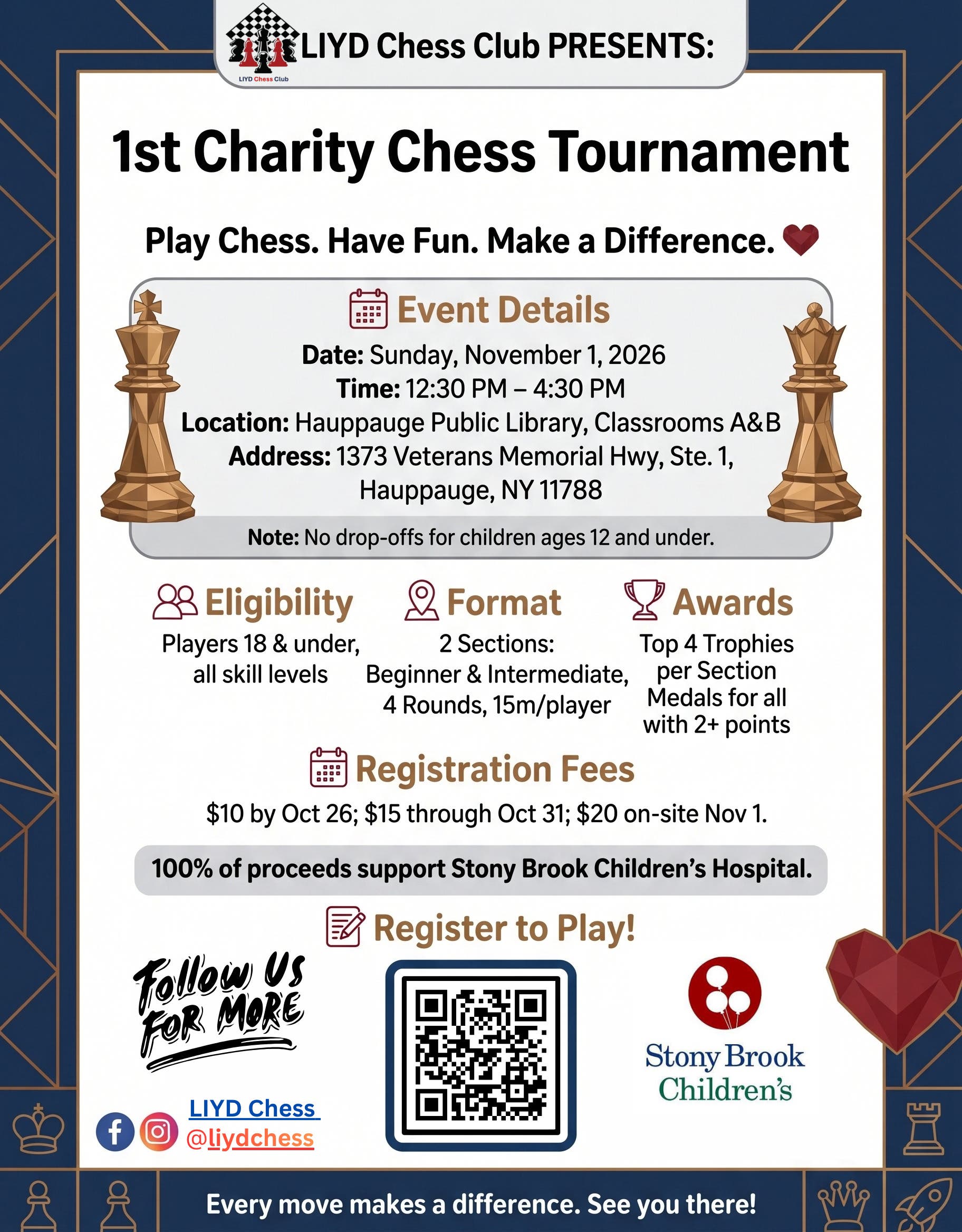 Youth Charity Unrated Chess Tournament