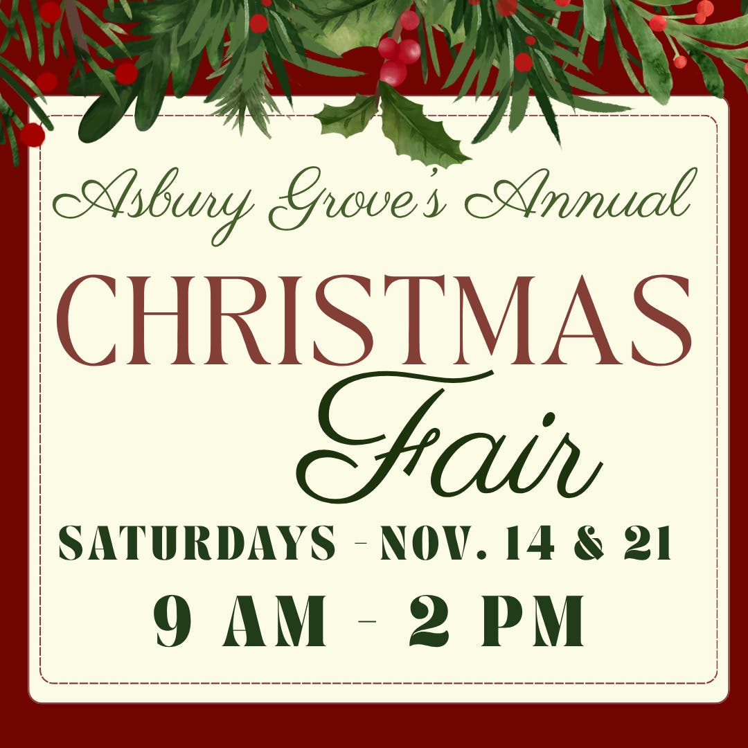 Asbury Grove's Annual Christmas Fair