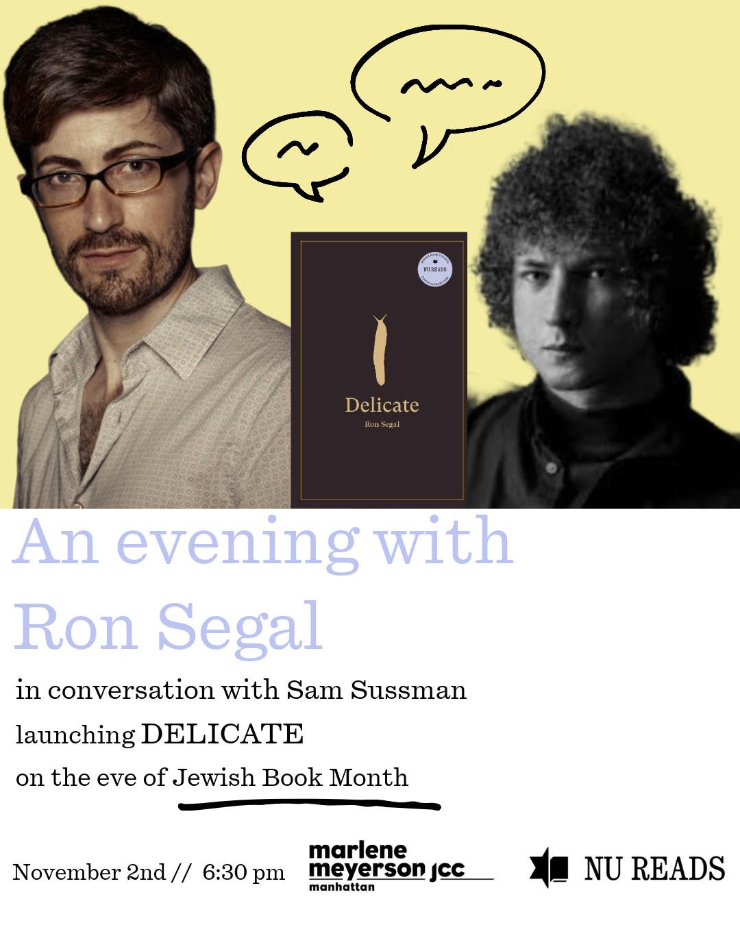 An Evening With Debut Author Ron Segal in Partnership with Jewish Book Council and JCC Manhattan
