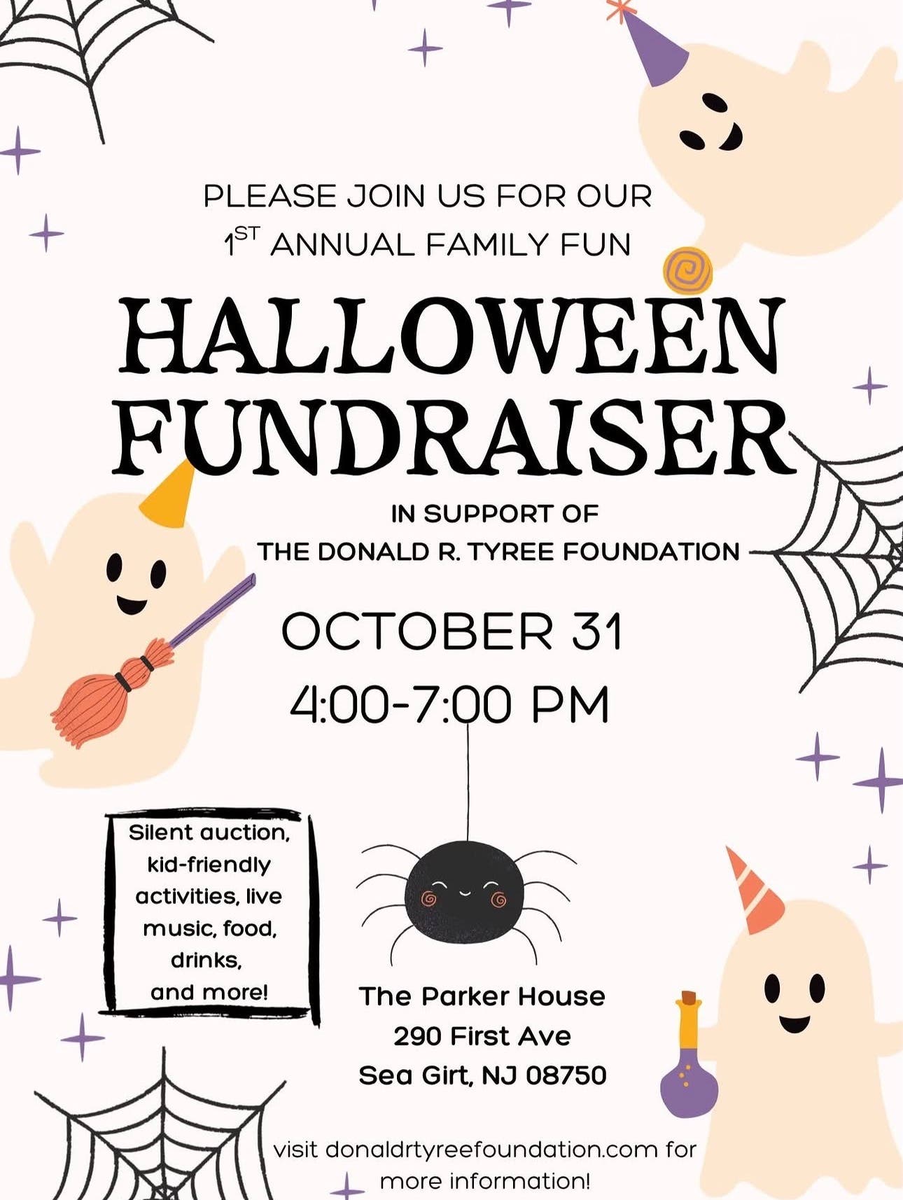 Join us on Halloween for a kid-friendly event at The Parker House!