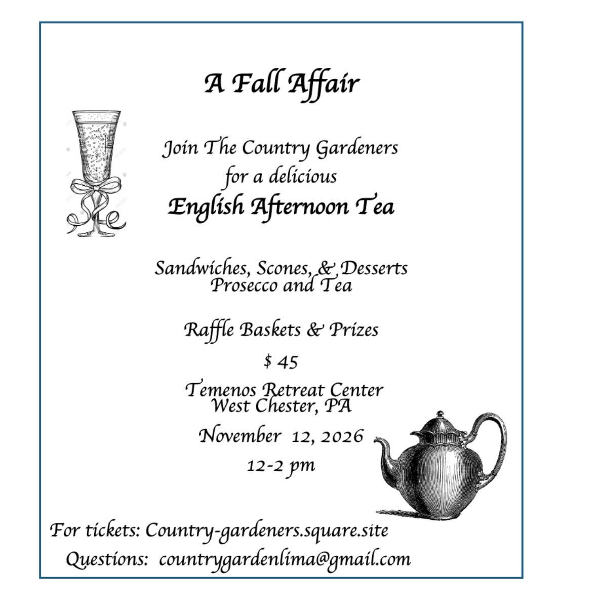 English Afternoon Tea