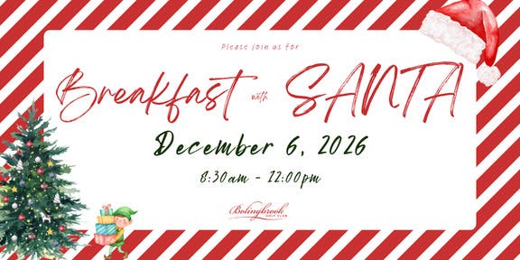 Breakfast with Santa at Bolingbrook Golf Club
