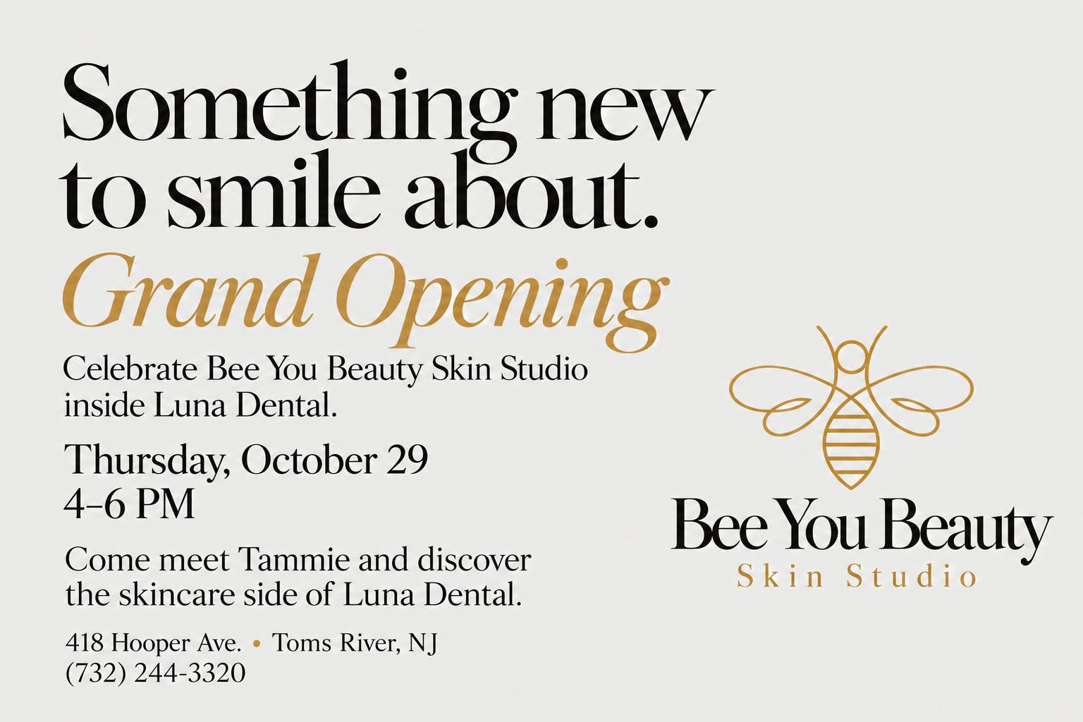 Local Toms River Entrepreneur Opens Bee You Beauty Skin Studio | Grand Opening October 29
