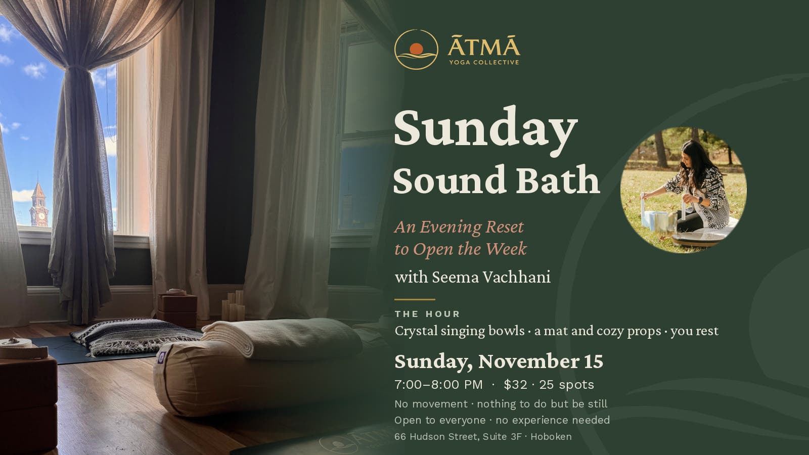 Sunday Sound Bath with Seema