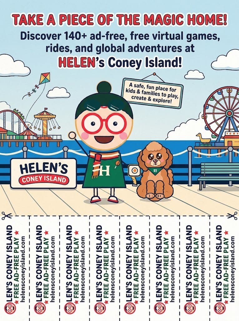 Free, ad-free digital Coney Island & New York learning portal for kids 🎡🗽