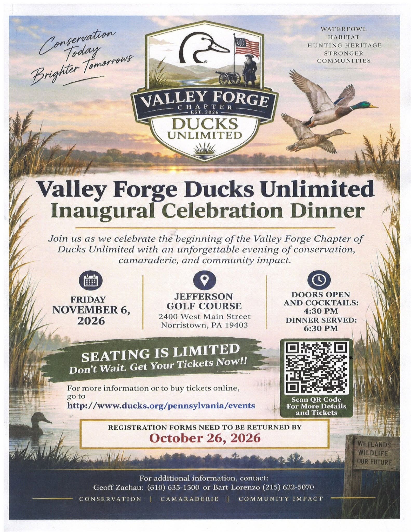 Ducks Unlimited Valley Forge Dinner