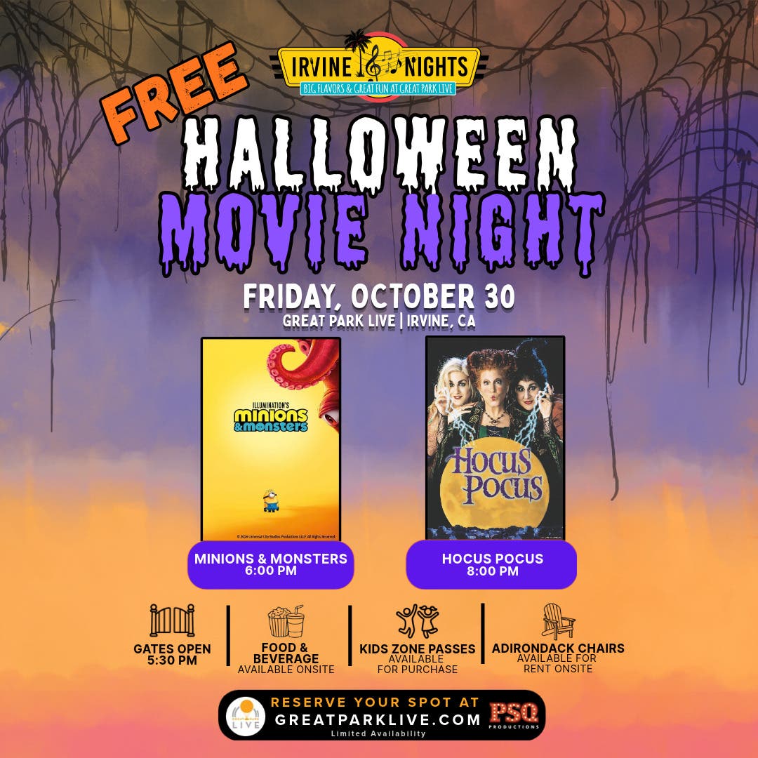 Halloween Movie Night - FREE! — Arts & culture in Irvine, CA