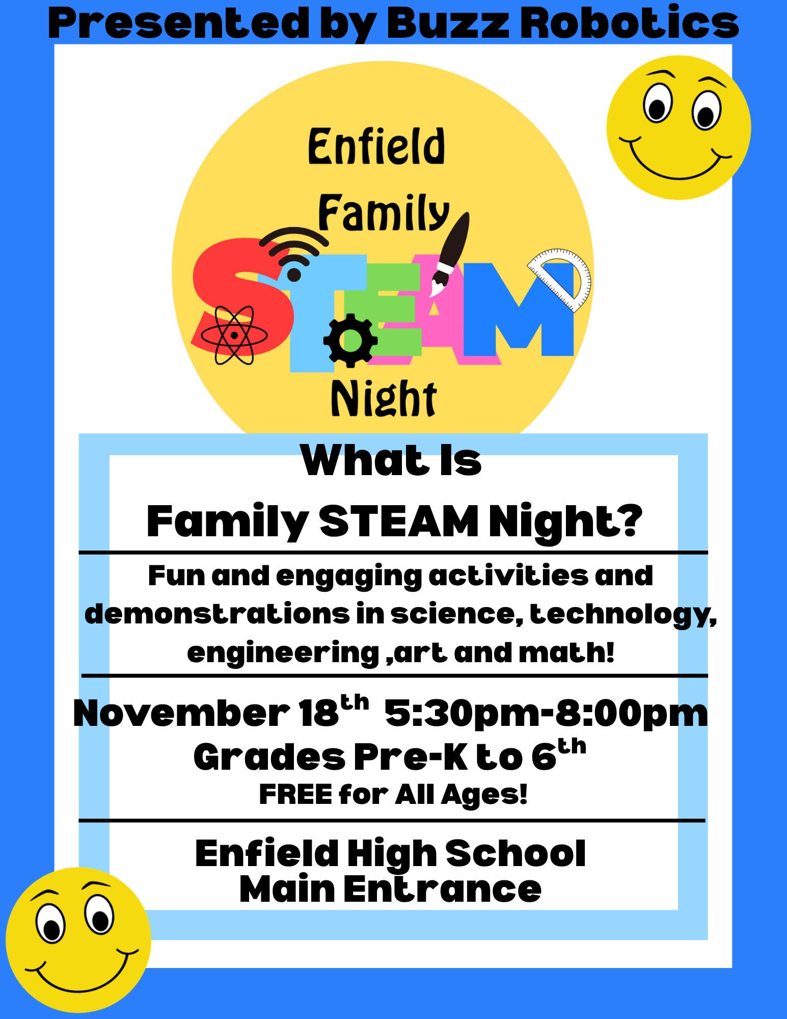 Enfield Family STEAM Night