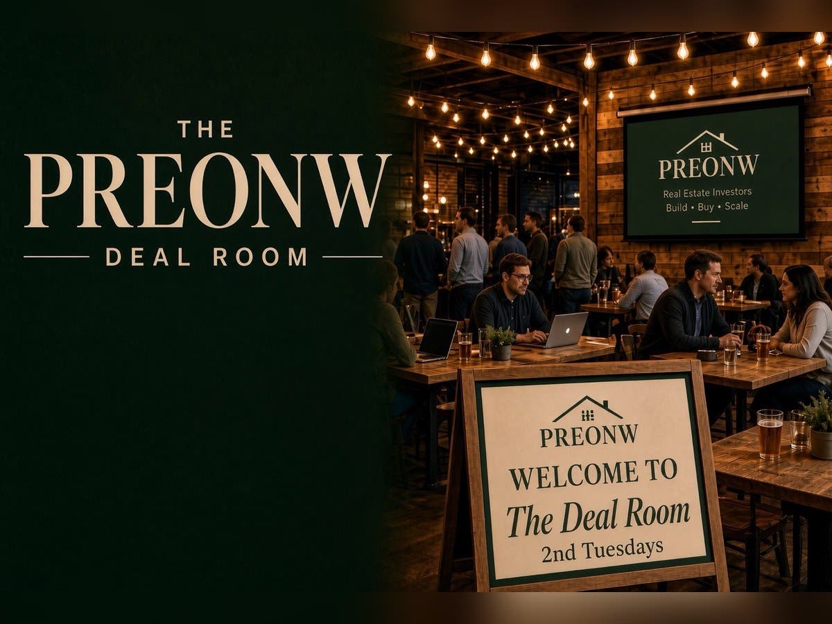 The PREONW Deal Room: Portland Real Estate Investor Meetup – Nov 2026