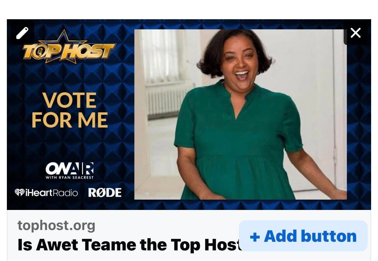 Brookline's Own Awet Teame Is #1! Help Her Become iHeartRadio's Next Top Host! 🎙️🏆