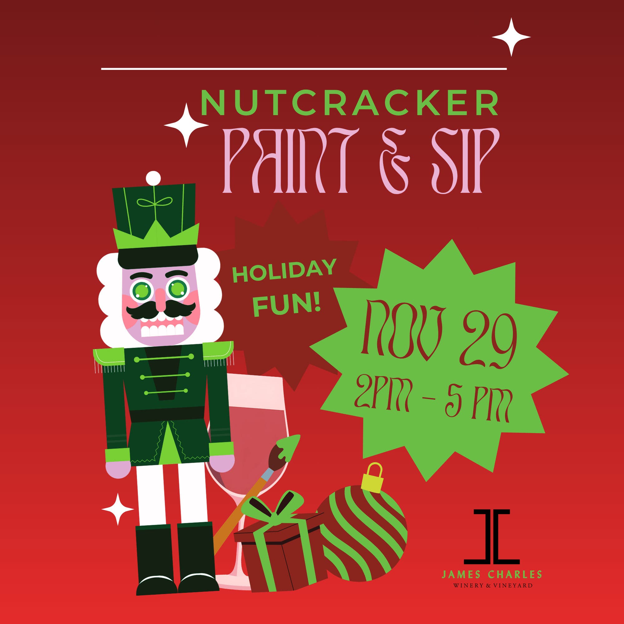 The Nutcracker Paint and Sip