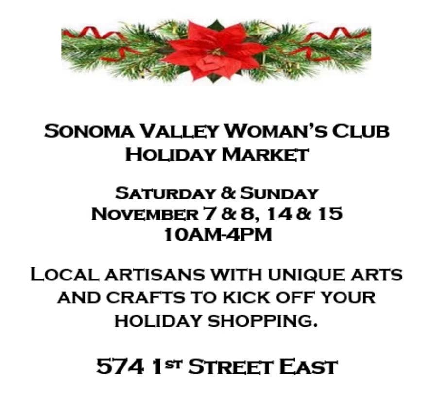 Sonoma Valley Woman's Club Holiday Market