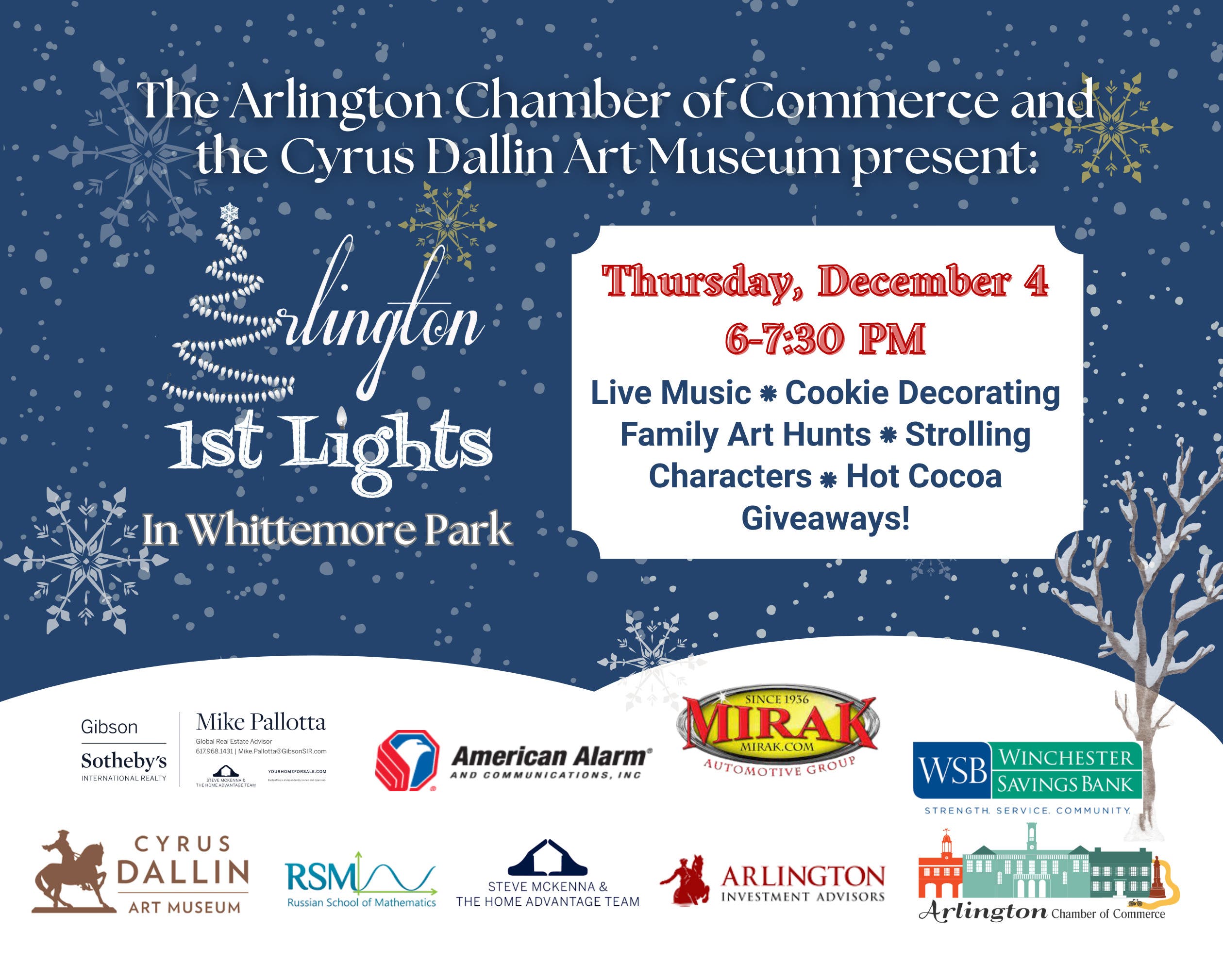 First Lights in Whittemore Park