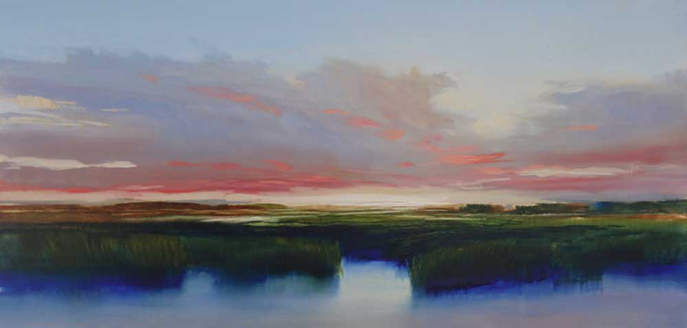 Janine Robertson’s Reflections of Light art exhibit at the Geary Gallery in Darien, CT