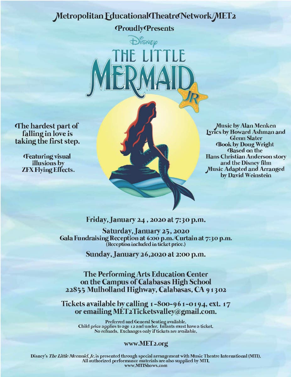 Jan 24 The Little Mermaid Jr Woodland Hills Ca Patch