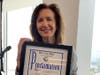 Patricia Hoben with the Proclamation 