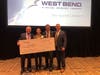 West Bend presents a $5,000 grant to Youth Frontiers, supported by Marsh & McLennan Agency.