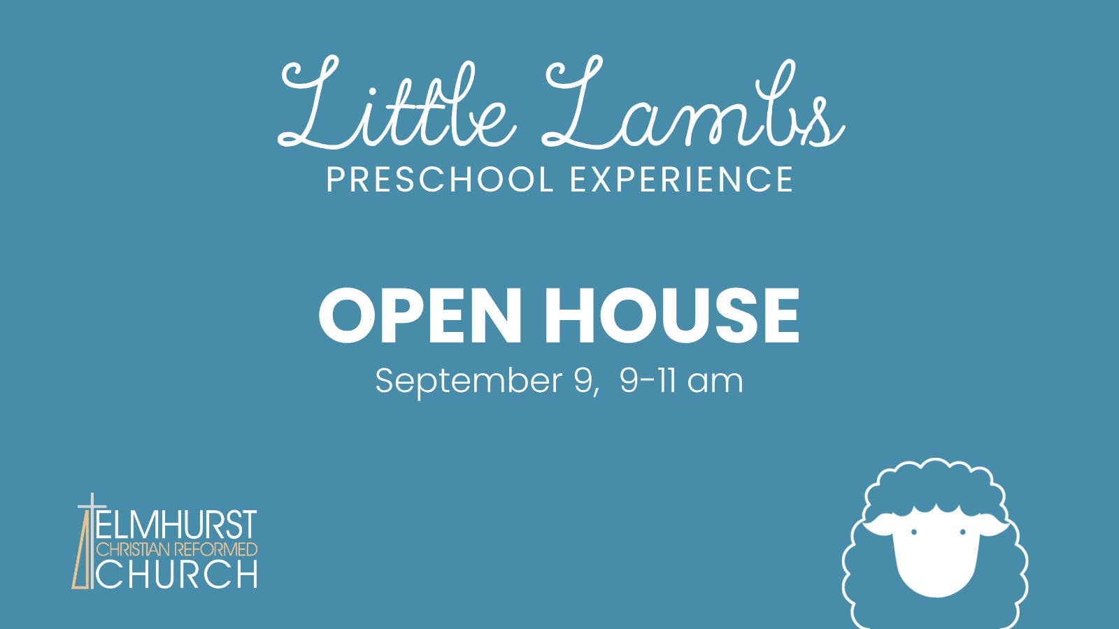 Little Lambs for Preschoolers Open House
