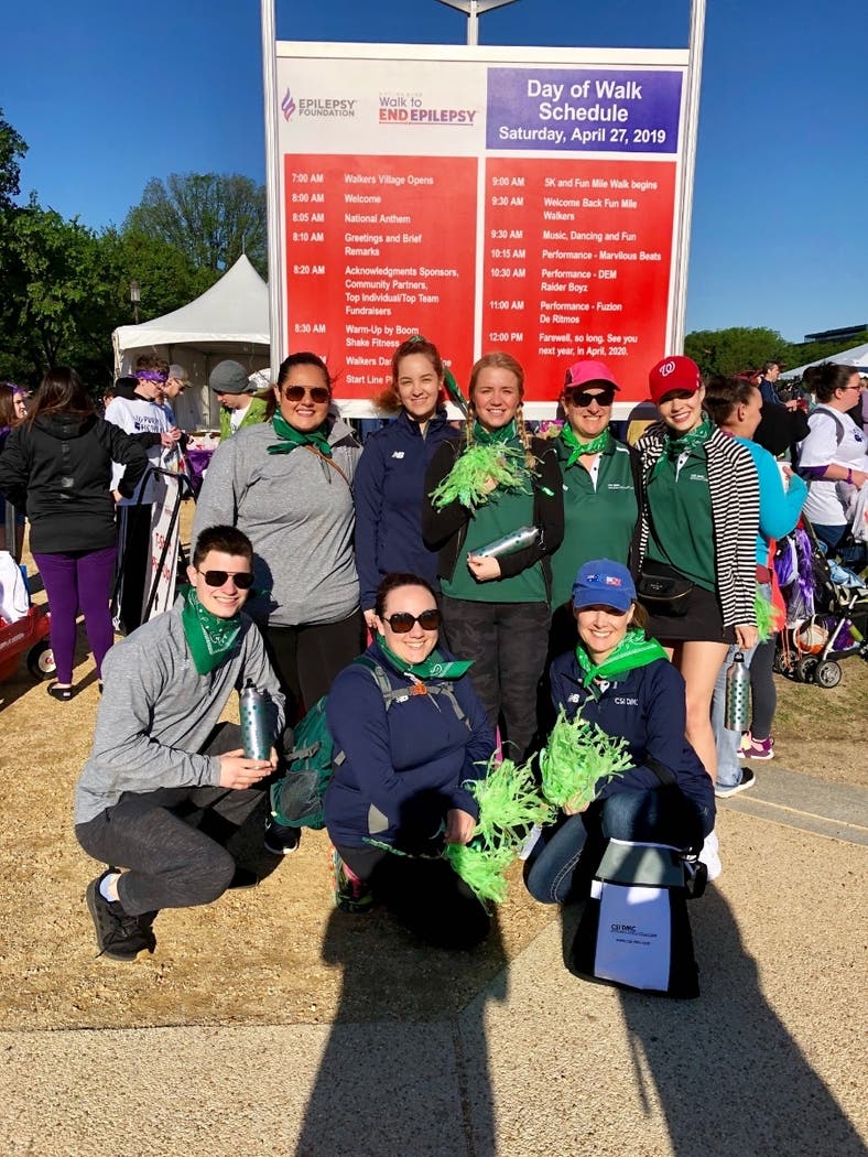 CSI DMC Washington walk team pictured