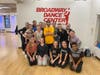 Metropolitan School of the Arts jazz students with Carlos Neto (center) of Broadway Dance Center in NYC Front row left to right: Danielle Jones, Jamie Pyle, Anya Jones, Charlotte Moore, Kathryn Perkins Second row left to right: Julia Mercer, Isabelle Guzz