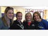 Liberty Bay Credit Union employees  Karen Stirling, Krista Tracia, Michelle Cowan, and Tracey Hart 