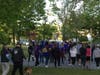 Participants start walking at Light The Night Purple