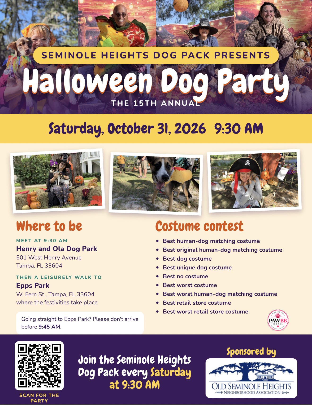 The 15th Annual Halloween Dog Party