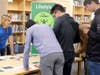 Lifestyle choices dramatically impact one’s budget as emphasized by Suzi Kruger, LAFCU senior member service representative, at a high school Financial Reality Fair. 