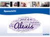 The word cloud for Alexis Hodges’ essay highlights her life-long work to obtain higher education and make her mother proud. Pictured are, from left, Shelia Scott, Candace Collier, Alexis Hodges, Lisa O’Connor and Zac Williams.