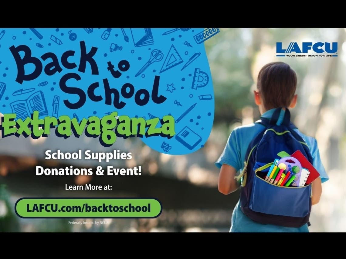 LAFCU Back-to-School Extravaganza Graphic