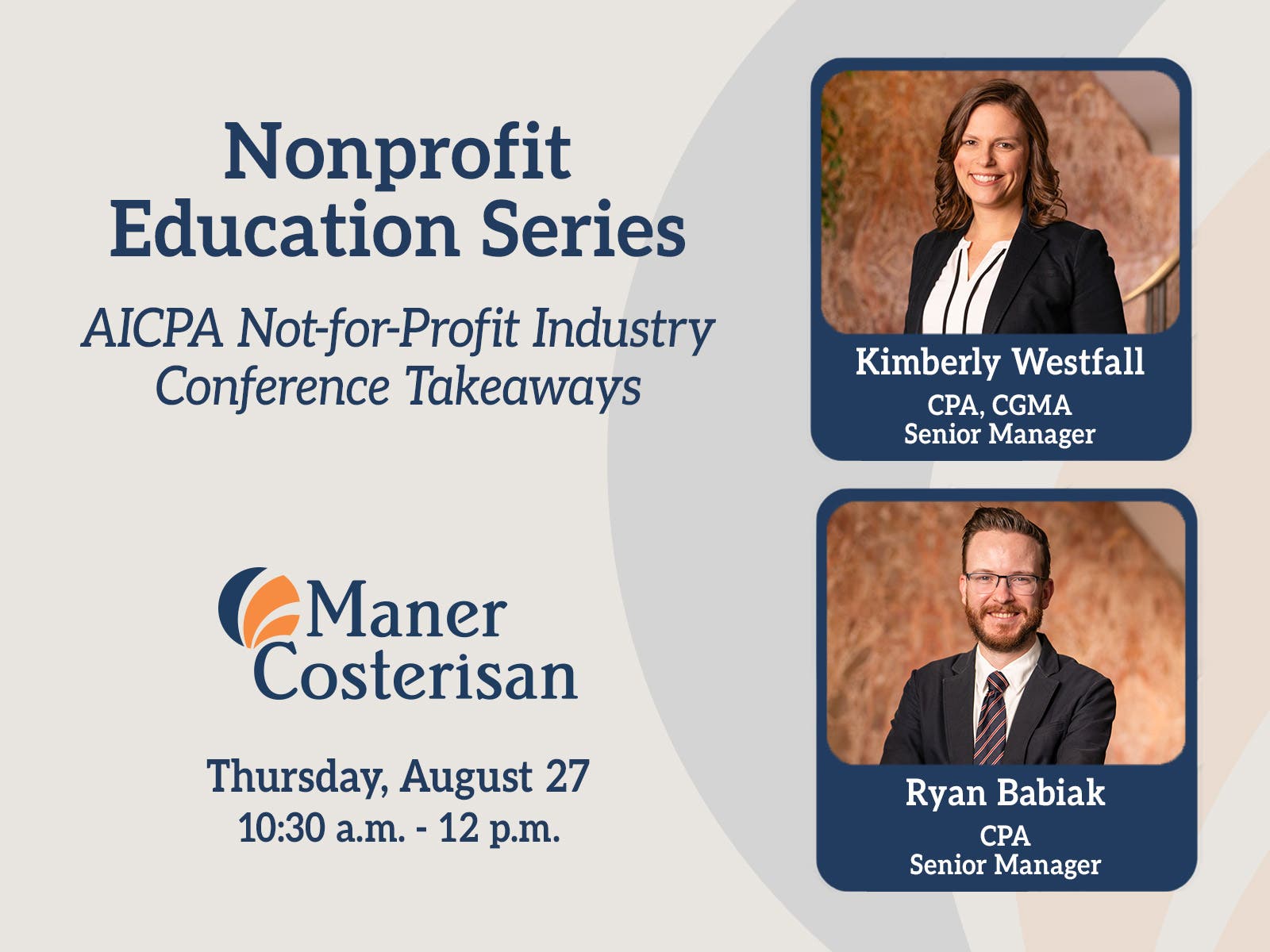 Nonprofit Education Series: AICPA Not-for-Profit Industry Conference Takeaways