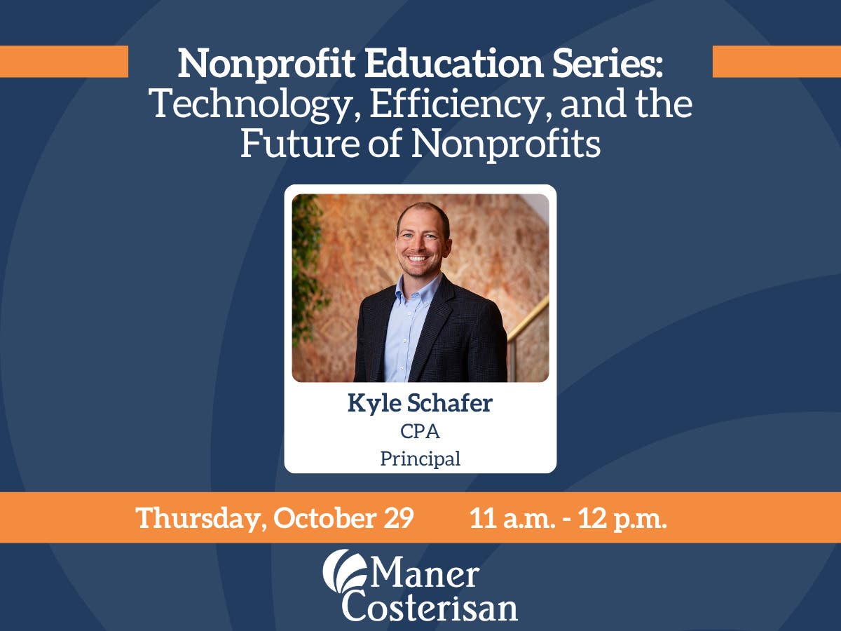 Nonprofit Education Series: Technology, Efficiency, and the Future of Nonprofits 