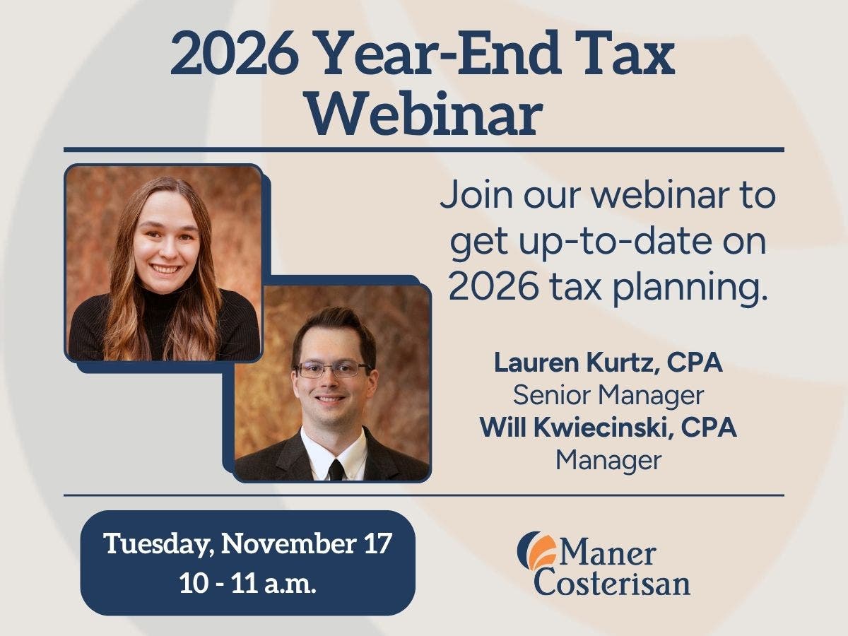 2026 Year-End Tax Webinar