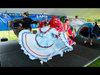 Ballet Maria Luz dancers perform traditional Folklórico dance during the 2026 LAFCU Heritage Fest, showcasing Mexican culture through vibrant costumes and movement