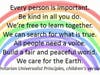 Children's Version of the Unitarian Universalist Principles