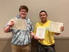 Chris Borawski and Noah Negron: 1st place Level 2 Engineering Design