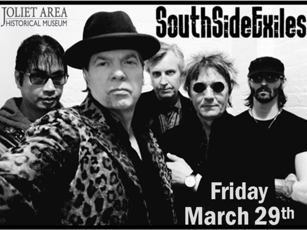 The South Side Exiles play on Friday, March 29th in the Joliet Museum's Indoor Auditorium Theater!