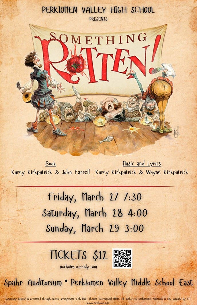PVHS to Present Hilarious Musical this Friday, Saturday and Sunday