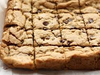 Chocolate blondie brownies are some of the many homemade objects up for bid on the online auction