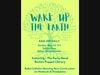 Wake Up The Earth flier. 