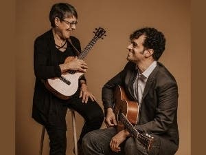 Lui Collins with Anand Nayak (from Rani Arbo and daisy mayhem)