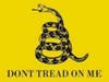Means Don't tread on me; tread on somebody else. "i" wanna be a tax cheat to