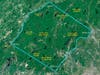 Remaining contiguous forest canopy NJ HighlandsOwnership is evenly distributed among private (47 percent) and public (53 percent) ownership Last contiguous tree canopy existing in N Jersey 16 X 16 square miles only some Public. Sparta Mountain 