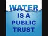 Water has been a public trust since the Roman Times