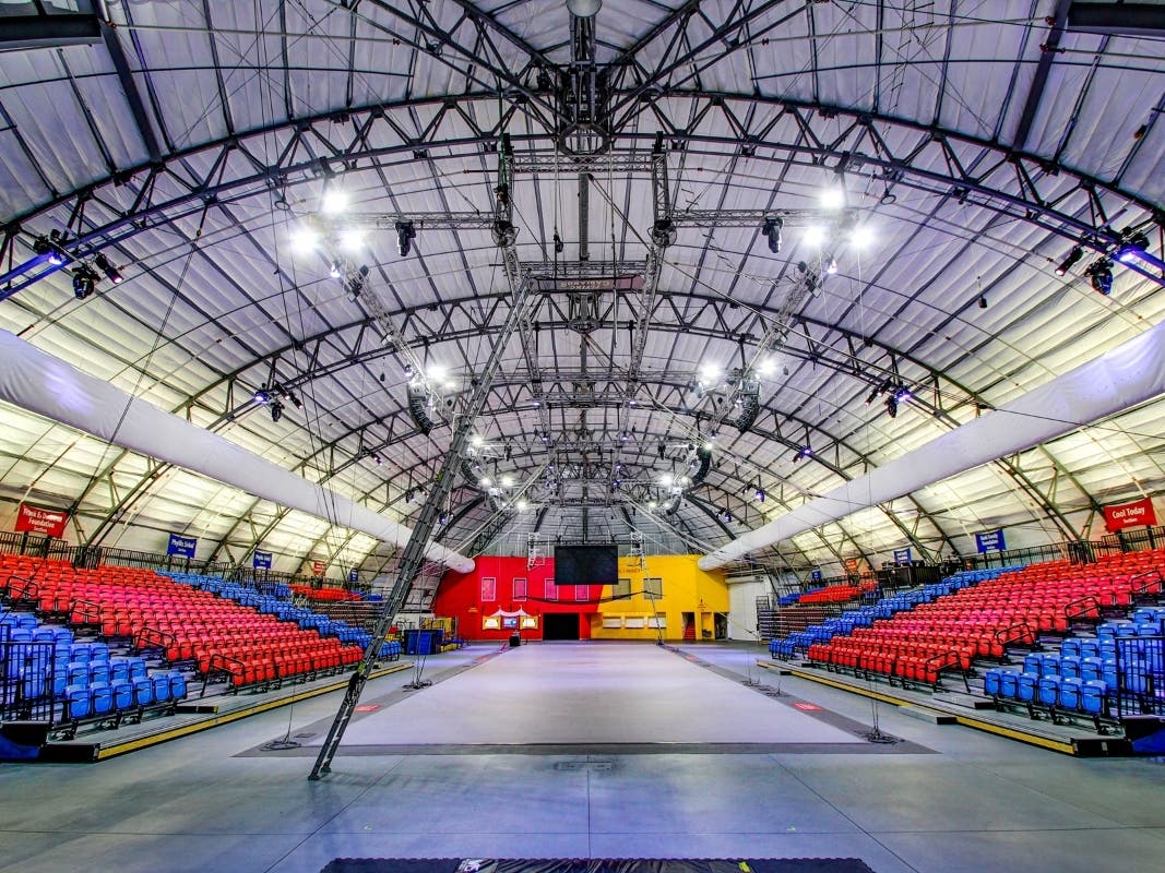 The Circus Arts Conservatory’s Sailor Circus Arena has been made safer through COVID-19 mitigation measures, thanks to some recent grants